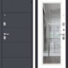 Дверь SENATOR PRO ЦПЗ 08 2050/980/ R Чёрный муар/Графит/Арктик — фото 1